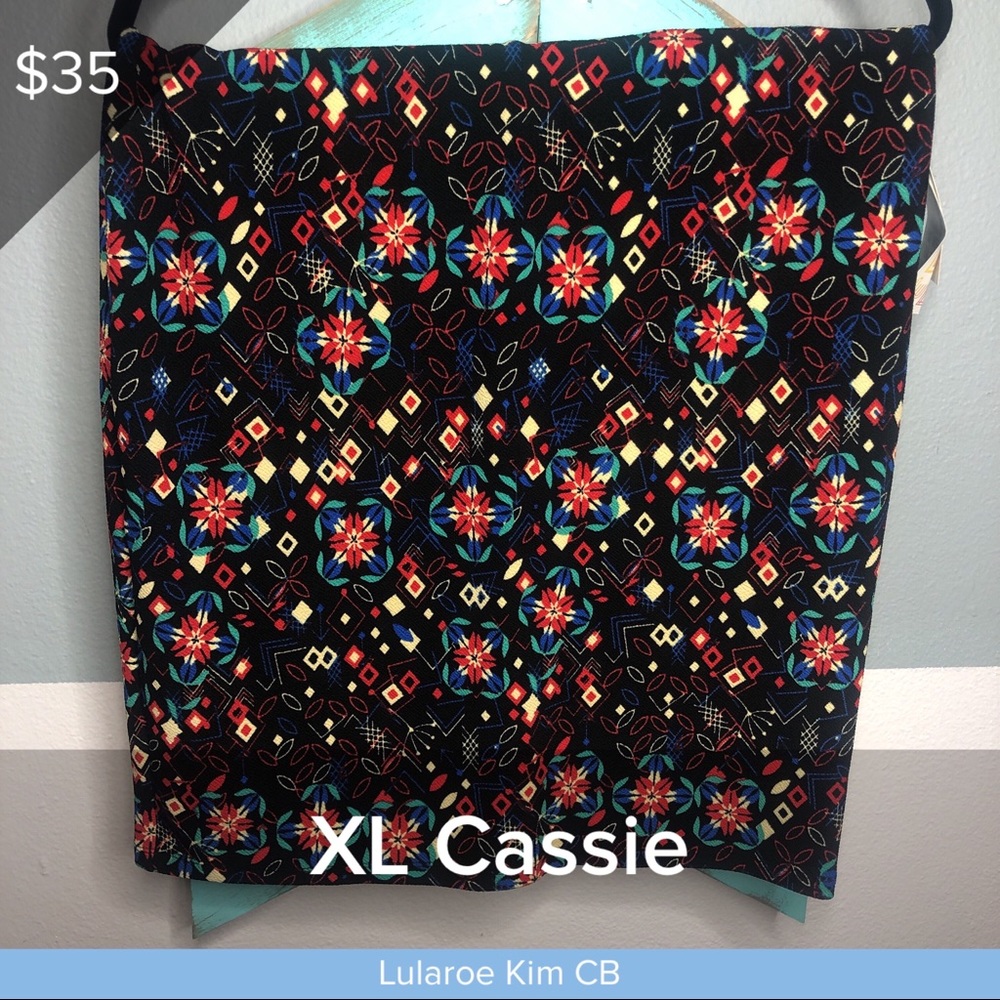 LULAROE XL CASSIE PENCIL SKIRT